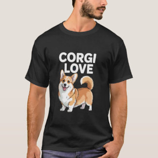 Corgi Love Cute Dog Lovers Tシャツ