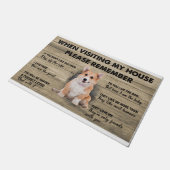 Corgi Lover Gift, Corgi Doormat,Corgi Gift ドアマット (アングル)
