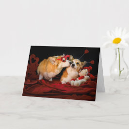 Corgi Lovers Anniversyカード カード