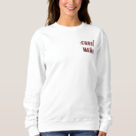 Corgi Mama Aesthetic Typography Cozy Sweatshirt スウェットシャツ
