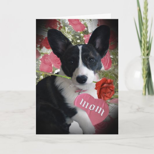 CORGI MOM Mother's Day Cards カード (正面)