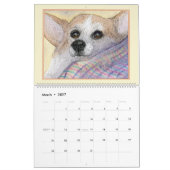 Corgi Moments Wall Calendar - お洒落 Dog Art カレンダー (3月 2027)