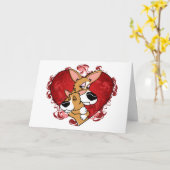 Corgi Mother's Day Greeting Card カード (黄色い花)