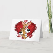 Corgi Mother's Day Greeting Card カード (正面)