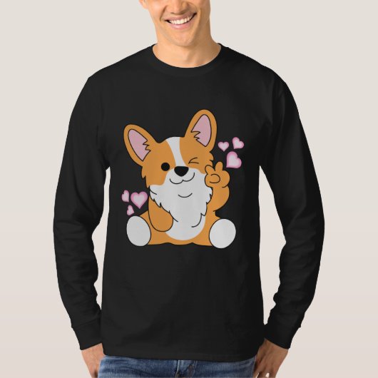 Corgi  Nice  Corgi  Puppy for Women Tシャツ (正面)