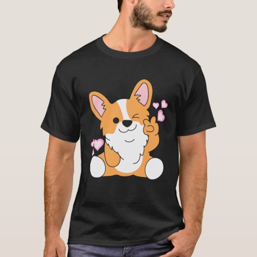 Corgi  Nice  Corgi  Puppy for Women Tシャツ (正面)