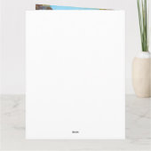 Corgi onビーチ、愛犬家の夏の贈り物 カード (裏面)