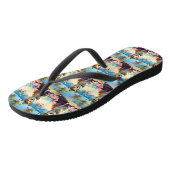 Corgi onビーチ、愛犬家の夏の贈り物 ビーチサンダル (アングル)