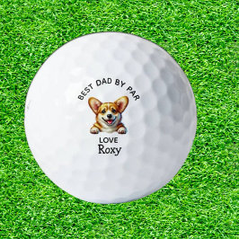 Corgi Perfect Father's Day Gift for the Dogパパ ゴルフボール