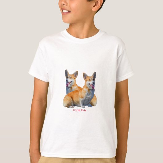 Corgi Pets Boy's Tシャツ (正面)