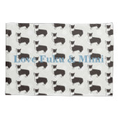 corgi pillowcase コーギー枕カバー 枕カバー (裏面)