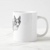 Corgi Prism Holiday Wink ジャンボコーヒーマグカップ (右)