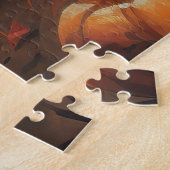 Corgi Pumpkins Halloween Scary ジグソーパズル (側面)