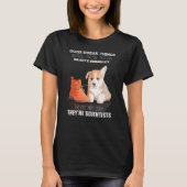 Corgi Puppy Dog彼らはJerkではない科学者 Tシャツ (正面)