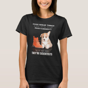 Corgi Puppy Dog彼らはJerkではない科学者 Tシャツ