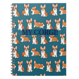 Corgi Puppy Notebook Journal ノートブック