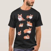 Corgi Pups Tシャツ (正面)
