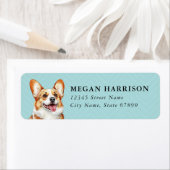 Corgi Return Address Label ラベル (インサイチュ)