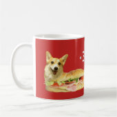 corgi sandwich mug コーヒーマグカップ (左)