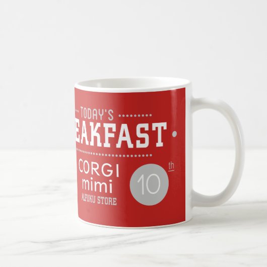 corgi sandwich mug コーヒーマグカップ (右)