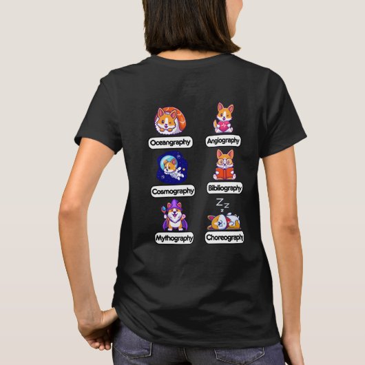 Corgi Sciences Tシャツ (裏面)