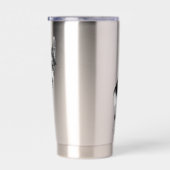 Corgi Spark in Snowlight 保温保冷タンブラー (右面)