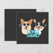 Corgi Squad  The Doctor And The Queen 招待状 (正面/裏面)