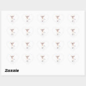 Corgi Sticker – Pembroke Welsh Corgi ハートシール (シート)