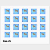 Corgi Stickers Forwardの詳細 スクエアシール (シート)