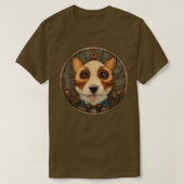 Corgi Surreal Steampunk Artwork, Dog Lover -627 Tシャツ (デザイン正面)