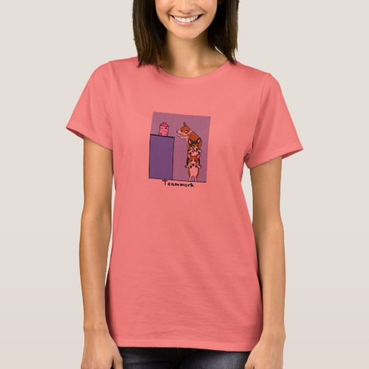 Corgi Teamwork TeeShirt Tシャツ (正面)