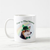 Corgi Top of the Morn'; Corgi St. Patrick's day コーヒーマグカップ (左)