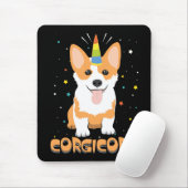 Corgi Unicorn - Corgicorn – かわいい犬の漫画 マウスパッド (マウス)