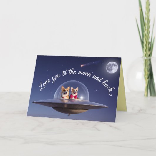 Corgi Valentine Card シーズンカード (正面)