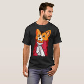 Corgi Vampire Cute Vampire Halloween Tシャツ (正面フル)
