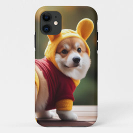 Corgi Winnie the Pooh V2 iPhoneケース iPhone 11 ケース
