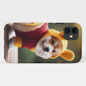 Corgi Winnie the Pooh V2 iPhoneケース Case-Mate iPhoneケース (裏面(横))