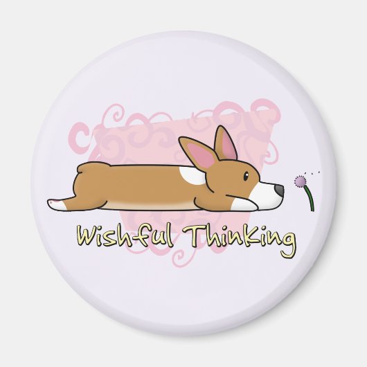 Corgi Wishful考えの磁石 マグネット (正面)