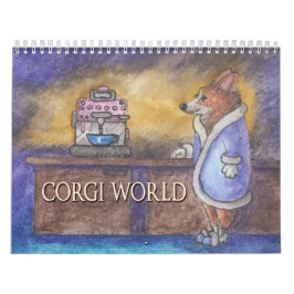 Corgi World -ウェルシュコーギーの犬カレンダー カレンダー