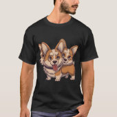 Corgiberus - The Sweet Guardian Tシャツ (正面)