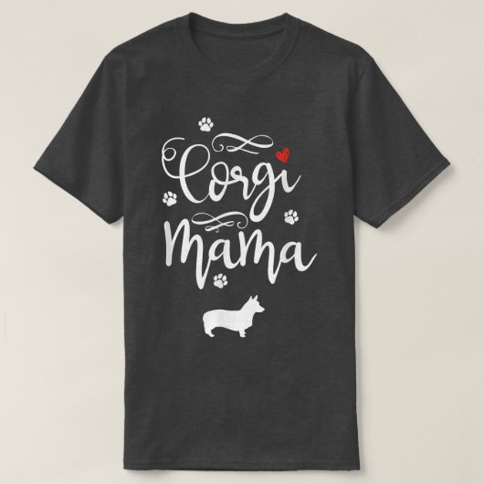Corgis笑わされる Mommas感謝の皮肉な発言 Tシャツ (デザイン正面)