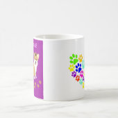 Corgis Rule Purple コーヒーマグカップ (中央)