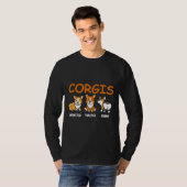 Corgis Untoasted Toasted Burnt Funny Dog For Tシャツ (正面フル)