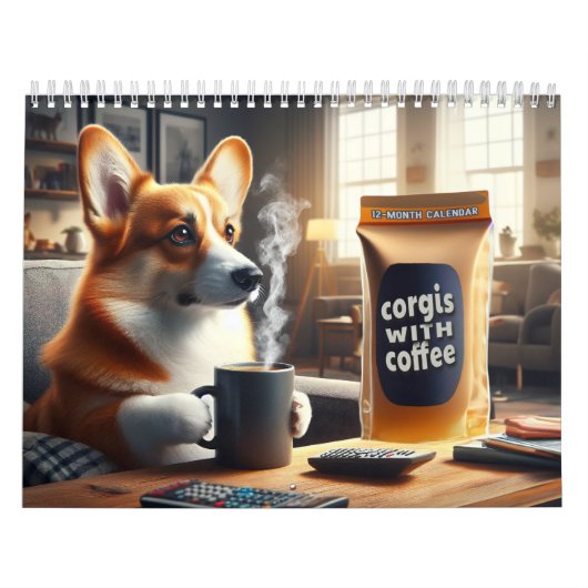 Corgis with Coffee! カレンダー (カバー)