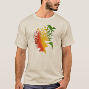 Cori Reithのラスタのレゲエのラスタの人音楽 Tシャツ