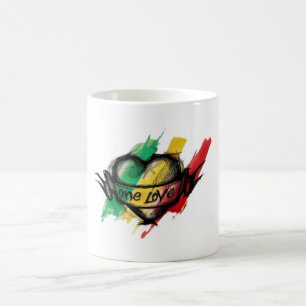Cori Reithのラスタのレゲエ1愛 コーヒーマグカップ