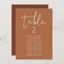 CORIANDER縦型ボモダンホ台座席用カード 招待状