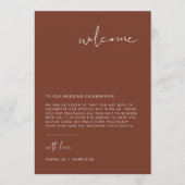 CORIANDER Bohemian Welcome Letterタイムラインカード メニュー (正面)