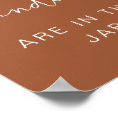 CORIANDER Bohoキャンディーズ赤ちゃんシャワーゲームの数 ポスター (角)