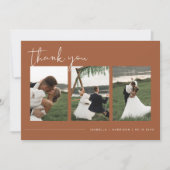 CORIANDER Boho Terracotta写真結婚の件 招待状 (正面)